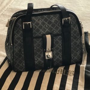 L.A.M.B. Purse Black, Gray & White
